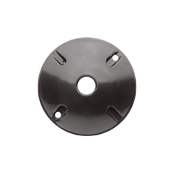 4" Round Outdoor Electrical Outlet Box Cover (1-hole)