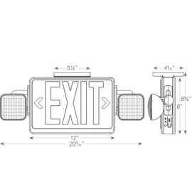 LGXS/ELBB-LED Drawing